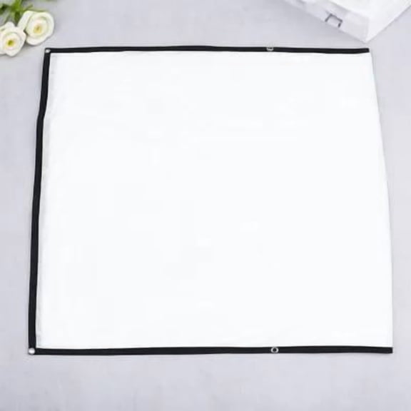 REOFLYUP 1Pc Universal White Projector Screen Portable Easy Install for Home Theater and Conference