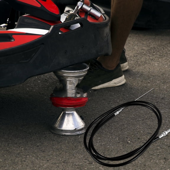 REOFLYUP Engine Throttle Cable Spring Kit, 1 Set Replacement Part, Plated Iron, Easy Installation for Smooth Performance