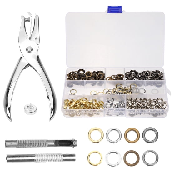 REOFLYUP Button Tool Kit with Copper Metal Fasteners for Sewing and Clothing Repair, Complete 1 Set
