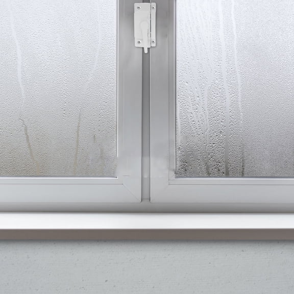 REOFLYUP 2-Pack White Sash Window Locks Sliding Locking Mechanism for Enhanced Security and Accident Prevention
