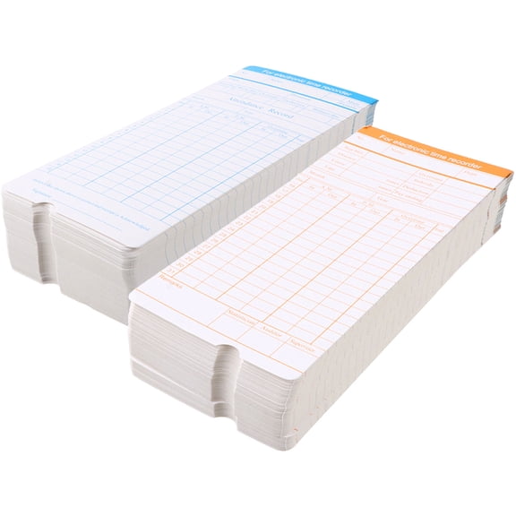 REOFLYUP 200 Sheets Recorder Assorted Color Attendance Recording for Factory Use