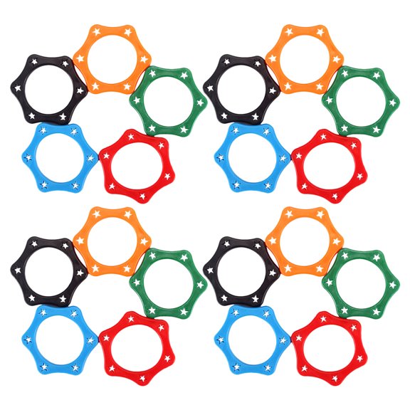 REOFLYUP 20-Pack Universal Microphone with Anti- Bumper for Karaoke, Stage, and Live