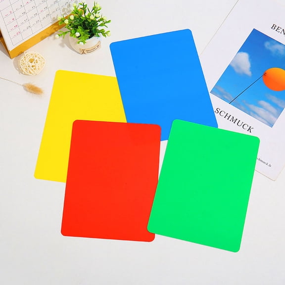REOFLYUP 20-Pack Ultra Thin Plastic Writing Pads with Smooth Rounded Edges for Home and Office Use