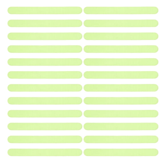 REOFLYUP 24Pcs Luminous Non Slip Shower Stickers with Transparent Design and Easy Adhesive Installation for Safety