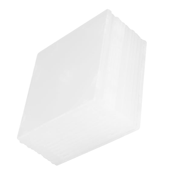 REOFLYUP 25Pcs ABS White Cd Storage Cover with Large Capacity and Separate Design for Easy Daily Use
