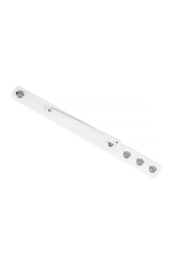 25-Pack White Bracelet Wrist Straps with Double Layer Design, Easy to Install and Accessories