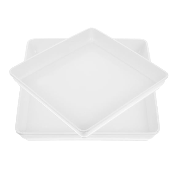 REOFLYUP 2-Pack Bird Bath Replacement Bowls Water Tray Inserts for Outdoor Bird Baths and Garden Decor