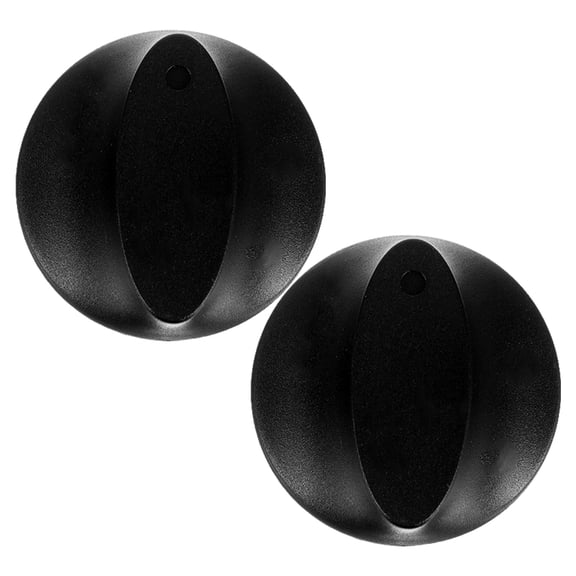 REOFLYUP 2-Pack Black Plastic Timer Control Knobs Universal Replacement for Stove and Commercial Appliance Use