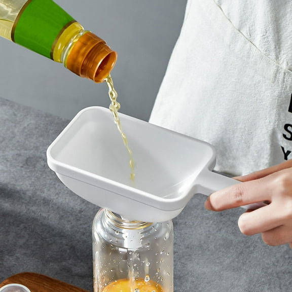 REOFLYUP 2Pcs Funnel Large Plastic Wide Mouth for Filling Liquids Home Use