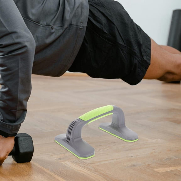 REOFLYUP Multifunctional Plastic Push Up Handles Gray and Green Strength Training 2 Pack