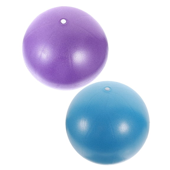 REOFLYUP 2Pcs Soft PVC Pilates Ball for Home Workout and Fitness Balance Training
