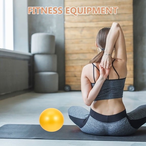 REOFLYUP 2Pcs Explosion Proof Pilates Ball for Core Strength and Balance Training Indoor Use