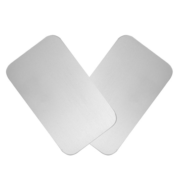 REOFLYUP 2Pcs Pet Hamster Cooling Board Plated Silver Aluminum Cooling Mat for Small Pets Summer Use