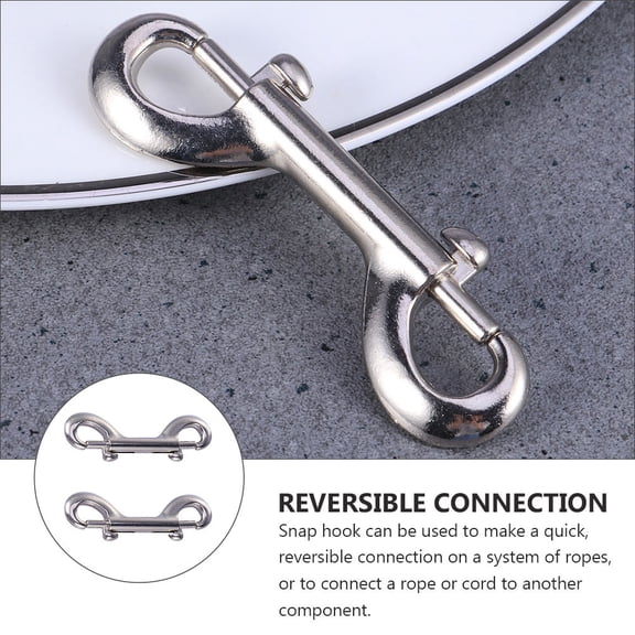 REOFLYUP Double Ended Bolt Snap, Corrosion Resistant, Quick Connect, 2Pcs