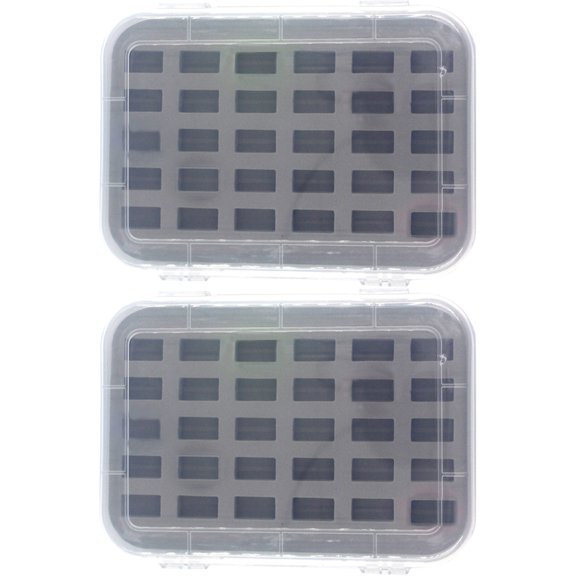REOFLYUP Bobbin Box Plastic Holder Grey 2Pcs