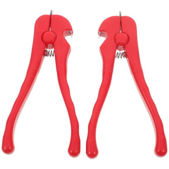 REOFLYUP 2Pcs Red Clam Opener Seafood Tool Easy Shell Opening for Home Use