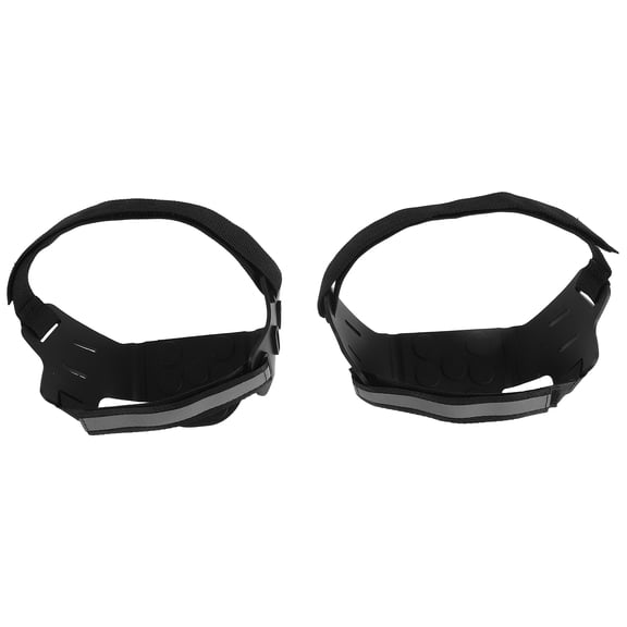 REOFLYUP 2Pcs Snow Boot Grippers with 7 Pin Spikes Enhanced Grip Silicone and Stainless Steel for Winter Use