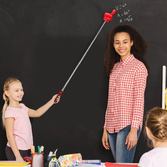REOFLYUP Teaching Pointers Extendable Design Multi-Color Plastic for Classroom 2Pcs