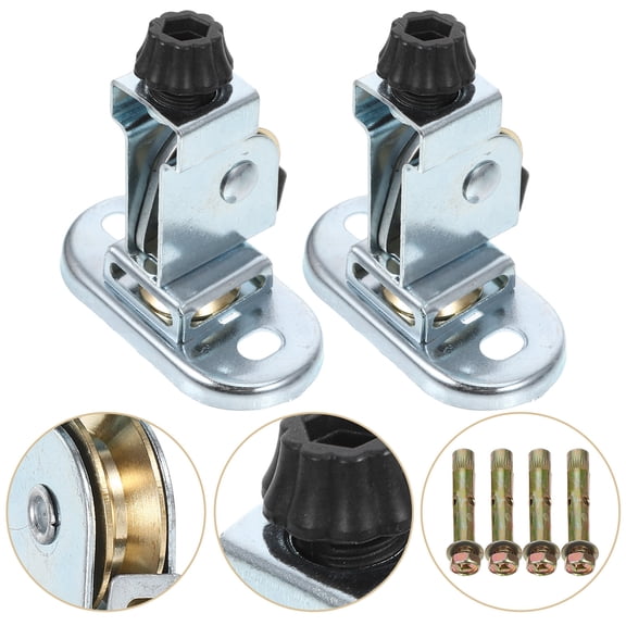 REOFLYUP 2Pcs Wall Mounted Metal Clothes Drying Rack Pulley Stable Easy Install Laundry Pulley