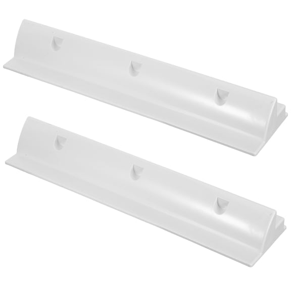 REOFLYUP 2-Pack White ABS Solar Panel Roof Mount Brackets for Outdoor Use with Easy Installation and Stable Support