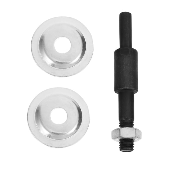REOFLYUP 2Sets Durable Drill Arbor Adapter for Grinding Wheel Black Metal Connecting Rod Tool