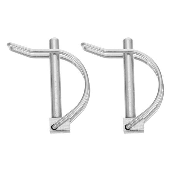 REOFLYUP 2-Pack Trailer Coupler Pins, Heavy-Duty Towing Clips for Boats, Lawn Equipment, Trailers and More
