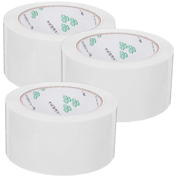 REOFLYUP 3 Rolls White Thread Seal Tape Duct Tape for Repairing Leaks and Damp Environments