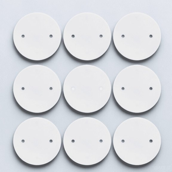 REOFLYUP 30-Pack White Octagonal Wall Protector Covers, Flame Retardant PP Ceiling Box Cover Plates