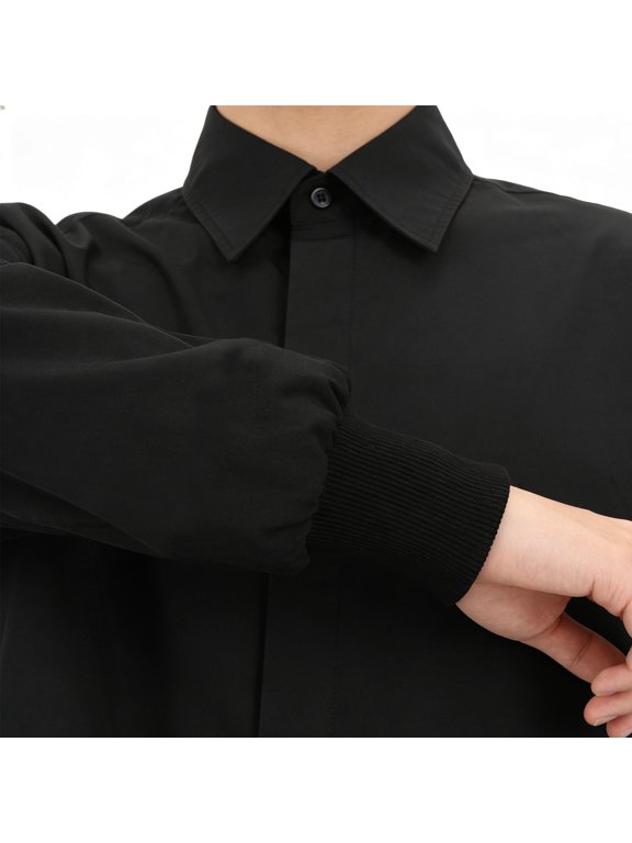 3 Pairs Black Elastic Ribbed Knit Cuffs for Coat and Jacket Sleeve Repair, Extension and Replacement