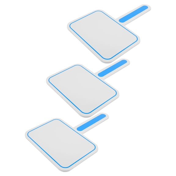 REOFLYUP Single Side Blue Scoreboard 3Pcs Multipurpose Dry Erase Paddle for DIY