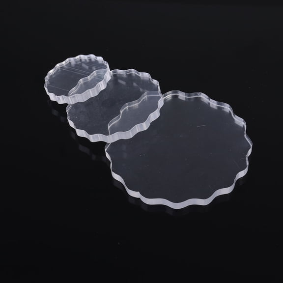 REOFLYUP Stamping Platform for Card Making Transparent Stamps 3Pcs