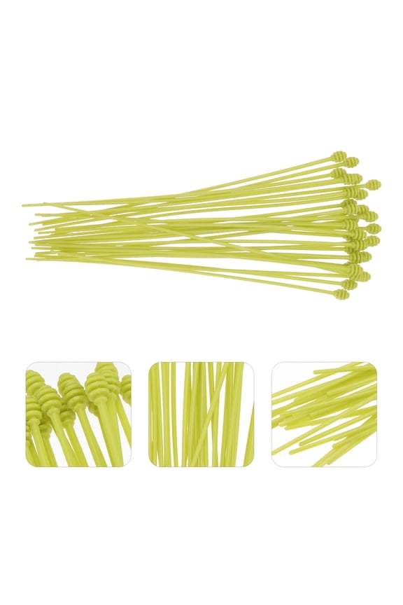 3Set Hair Perm Clips Plastic Material Hair Roller Pins for Hairdressing Styling Green