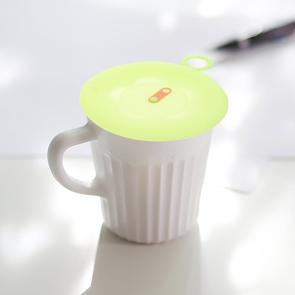 REOFLYUP 3-Pack Silicone Coffee Cup Lids, Reusable, Universal Fit, Assorted Colors for Hot Beverage Cups