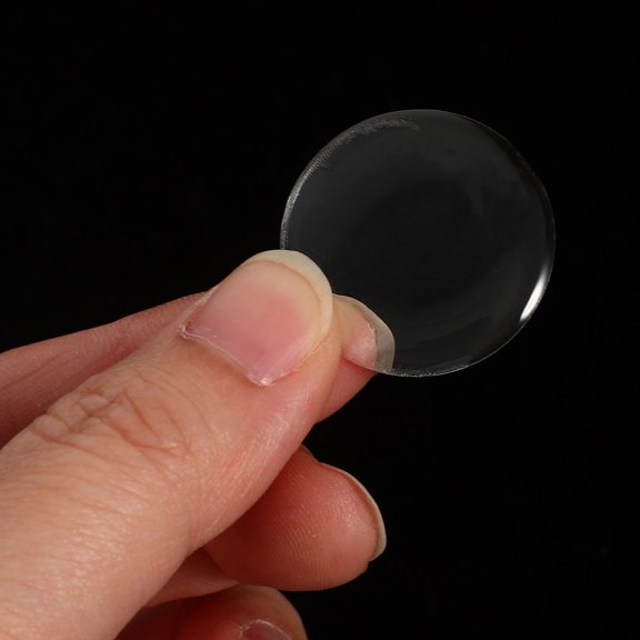 REOFLYUP 40Pcs Self Adhesive Clear Epoxy Domes for Photo Seals and Bottle Cap Craft Projects