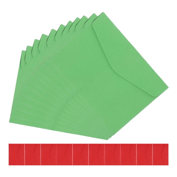 REOFLYUP 40-Pack Small Multi-Color Paper Envelopes for Card Storage, Craft Supplies, and Portable Organization