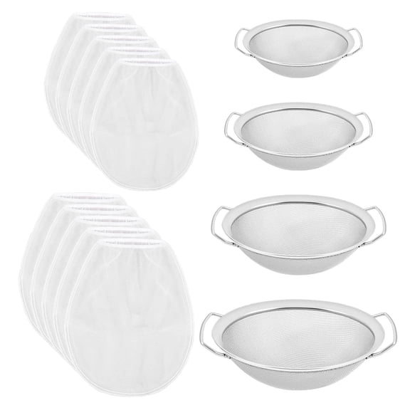 REOFLYUP 4Pcs Assorted Color Paint Filter Screens Stainless Steel Mesh for Reliable Spray Painting