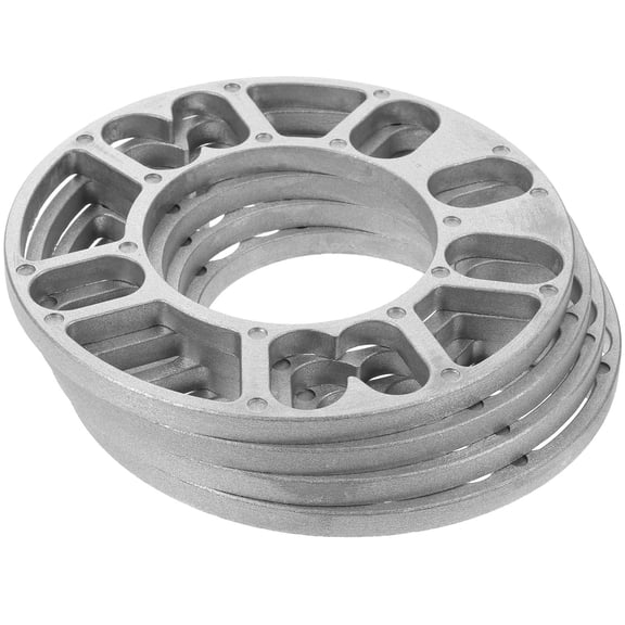 REOFLYUP 4-Pack Plated Wheel Shims Spacers Universal Fit for 4 or 5 Cars, Metal Wheelbase Widening