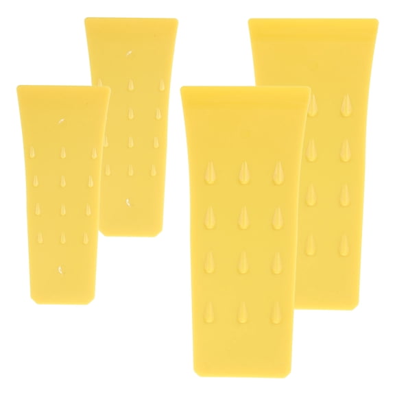 REOFLYUP 4Pcs Garden Tree Cutting Felling Wedges Plastic Chock with Spike Design for Precise Woodcutting