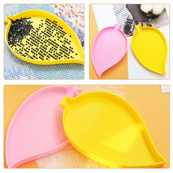 REOFLYUP 4Pcs Rhinestone Sorting Board Assorted Color Tray for Bead Storage and Craft Use