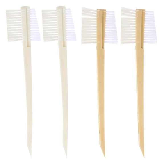 REOFLYUP 4-Pack Tire Cleaning Brushes with Soft Bristles and Comfortable Grip for Car Wheel and Tire Washing