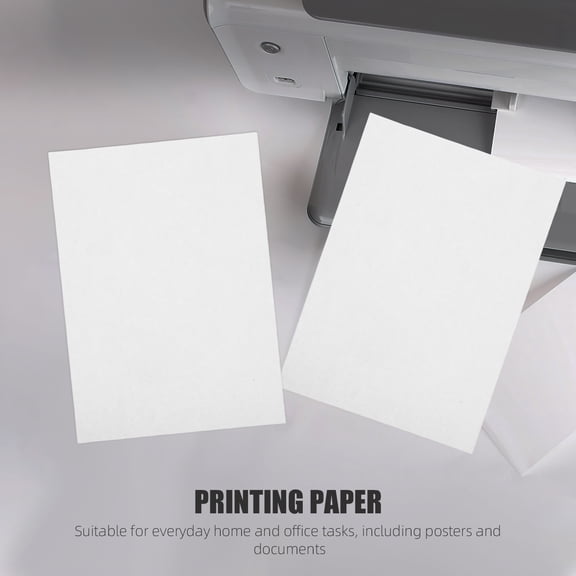 REOFLYUP 500Pcs A5 White Office Printer Paper Double Sided Sheets for High Contrast Black Printing