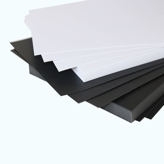 REOFLYUP Black Origami Paper Cardboard Black 50Pcs