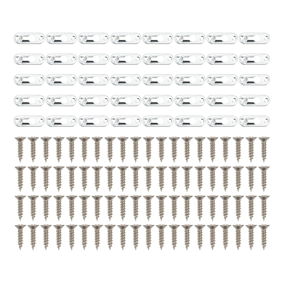 REOFLYUP 50Pcs Plated Silver Picture Frame Backing Clips for Hanging Photo Frames and Wall Art Securely