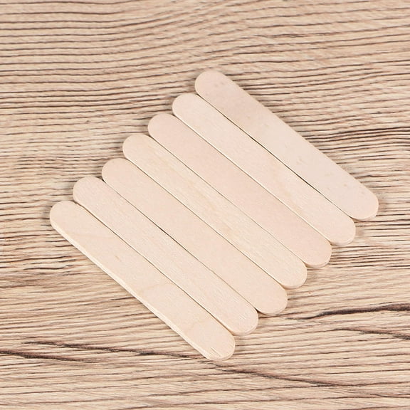REOFLYUP 50Pcs Popsickle Sticks DIY Sticks Bright Colors Learning Colors for Children