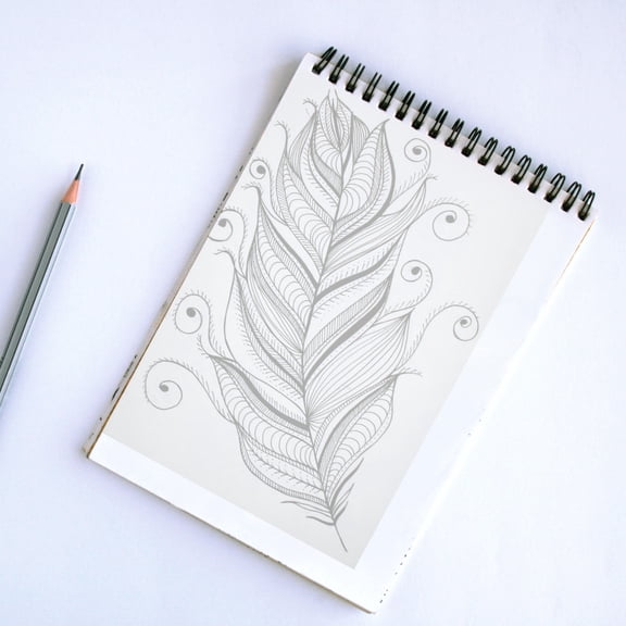 REOFLYUP 50Pcs Tracing Pad for Calligraphers White Sketching Paper for School Use