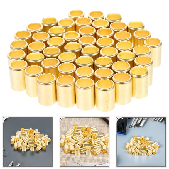 REOFLYUP 50pcs Metal Compression Fitting Sleeves Hose Repair Tool and Easy to Use