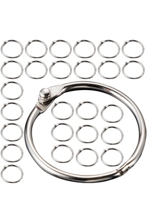 50-Pack Metal Key for Crafts, Binder for Artists, Students, and Projects