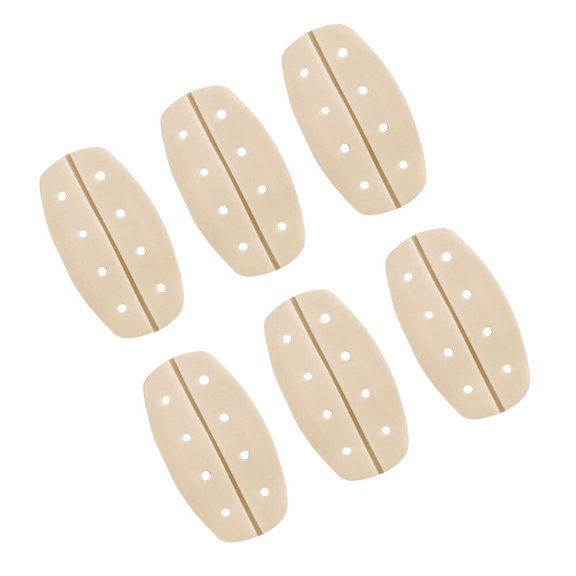 REOFLYUP Beige Adhesive Shoulder Pads, 6 Pcs Flexible and Comfortable for Smooth Fit Under Clothing