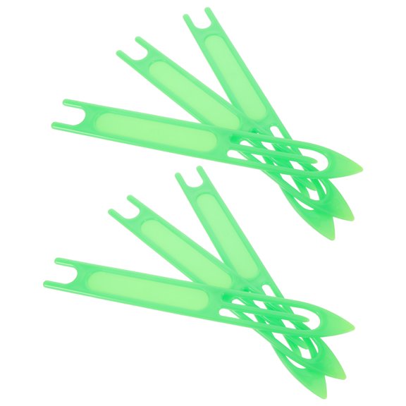 REOFLYUP 6Pcs Large ABS Plastic Weaving Needle for Durable Carpet Repair and Net Mending Projects