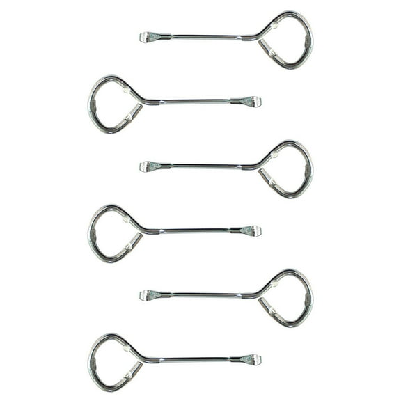 REOFLYUP 6Pcs Paint Can Opener Tool with Steel Construction Rustproof and High Strength Lid Opener